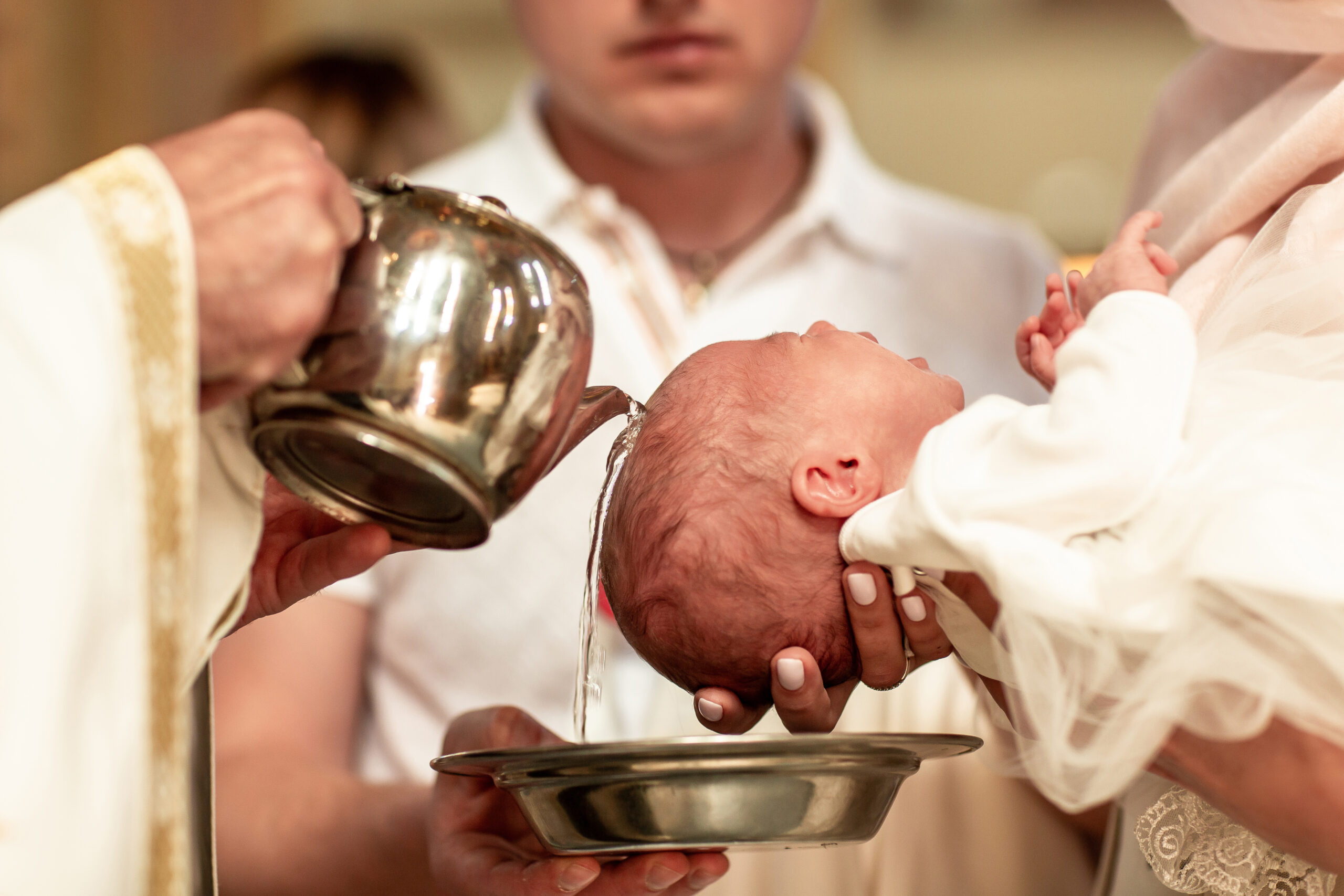 Baptism,Ceremony,In,Church.,Baptism,Holy,Water,Catholic.